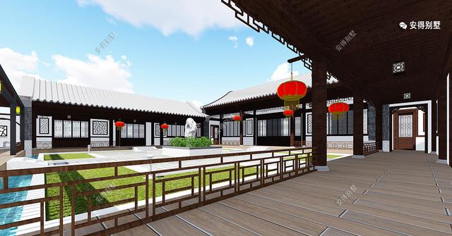 農(nóng)村自建鋼結(jié)構(gòu)四合院別墅設(shè)計(jì)圖，建一棟是幾代人的福音