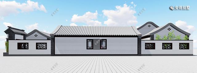 農(nóng)村自建鋼結(jié)構(gòu)四合院別墅設(shè)計(jì)圖，建一棟是幾代人的福音