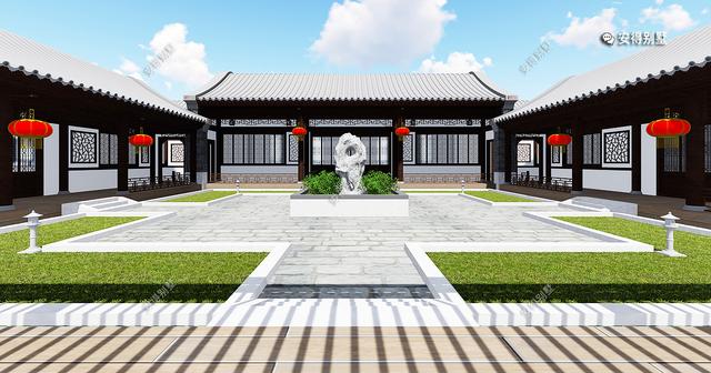 農(nóng)村自建鋼結(jié)構(gòu)四合院別墅設(shè)計(jì)圖，建一棟是幾代人的福音