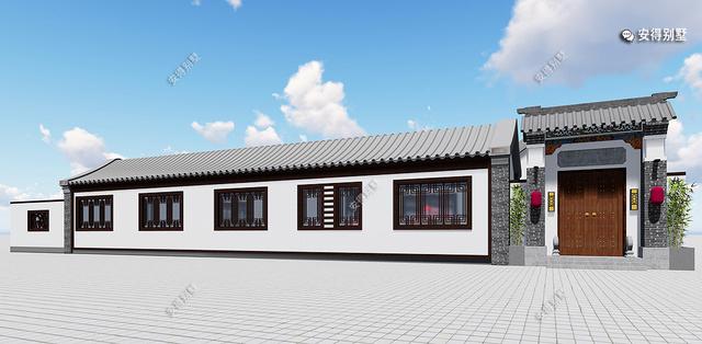 農(nóng)村自建鋼結(jié)構(gòu)四合院別墅設(shè)計(jì)圖，建一棟是幾代人的福音