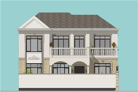 2024年農(nóng)村新款別墅設(shè)計(jì)圖，外觀干凈簡(jiǎn)約，戶型布局沒(méi)得挑