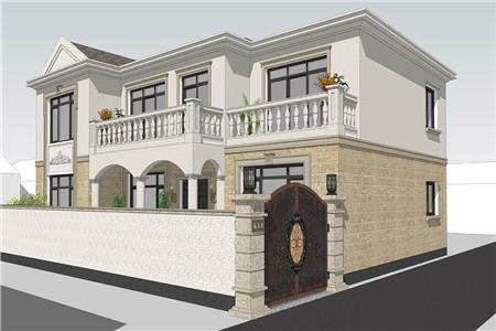 2024年農(nóng)村新款別墅設(shè)計(jì)圖，外觀干凈簡(jiǎn)約，戶型布局沒(méi)得挑