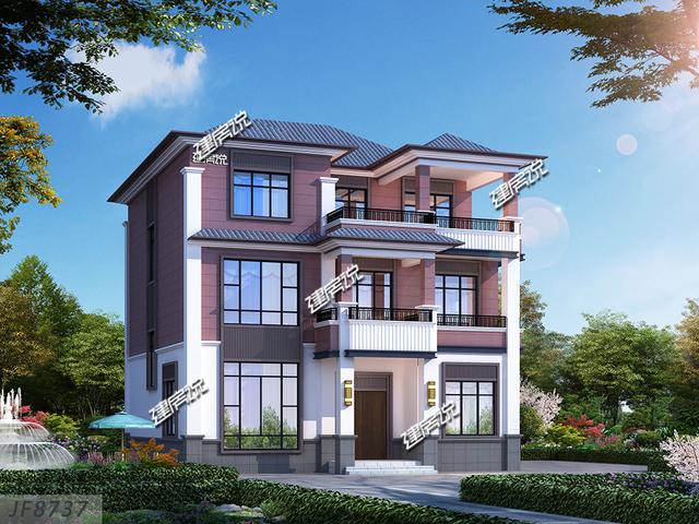 農(nóng)村建房首選中式別墅，這款三層漂亮中式別墅設(shè)計(jì)圖，耐看不過時(shí)