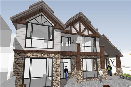 農(nóng)村美式二層別墅設(shè)計(jì)圖，簡(jiǎn)單樸素，戶型合理