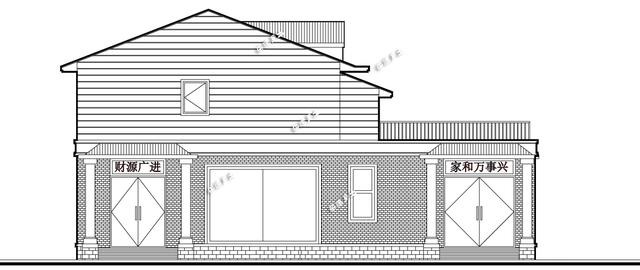 二層美式民宅設(shè)計(jì)圖，功能設(shè)計(jì)齊全，根據(jù)住戶需求設(shè)計(jì)