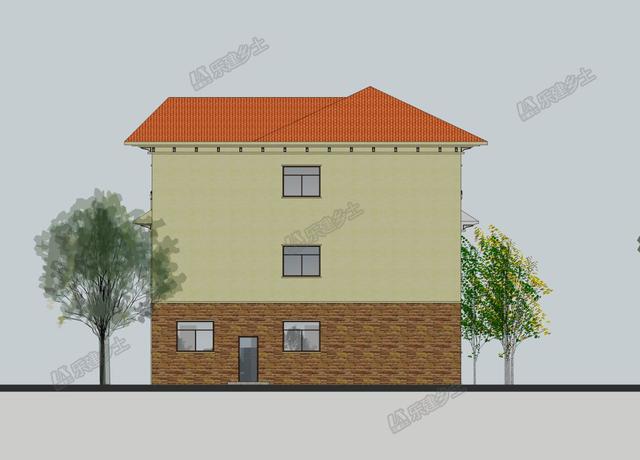 三層歐式別墅設(shè)計(jì)圖，既有恢弘大氣的外觀，又有清新自然的質(zhì)感