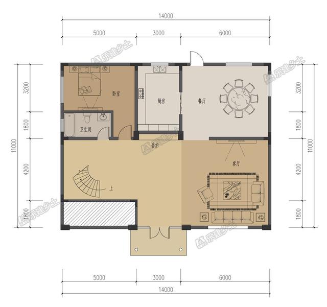 三層歐式別墅設(shè)計(jì)圖，既有恢弘大氣的外觀，又有清新自然的質(zhì)感