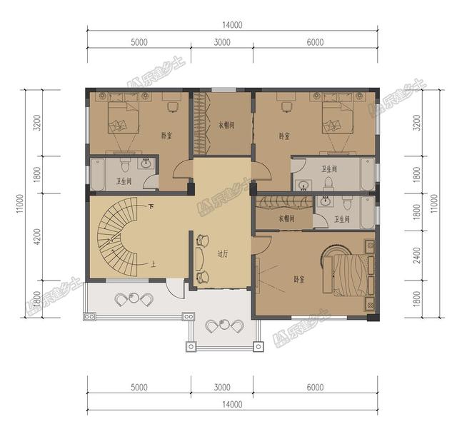三層歐式別墅設(shè)計(jì)圖，既有恢弘大氣的外觀，又有清新自然的質(zhì)感