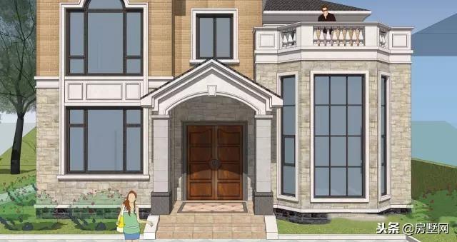 簡約二層別墅設計圖，簡約淡雅，占地不大，戶型緊湊居住舒適