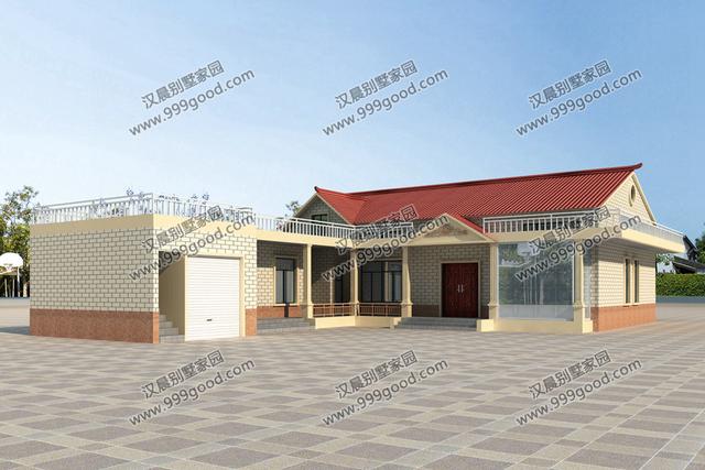 3款一層農(nóng)村別墅設(shè)計(jì)圖，大氣的戶型結(jié)構(gòu)，生活功能齊全