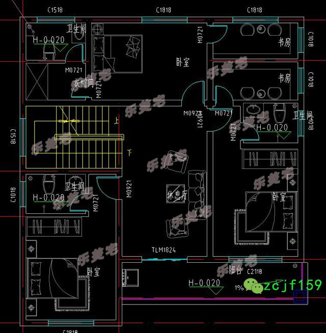 簡單易建二層平屋頂自建房住宅設(shè)計(jì)效果圖，符合農(nóng)村生活習(xí)慣