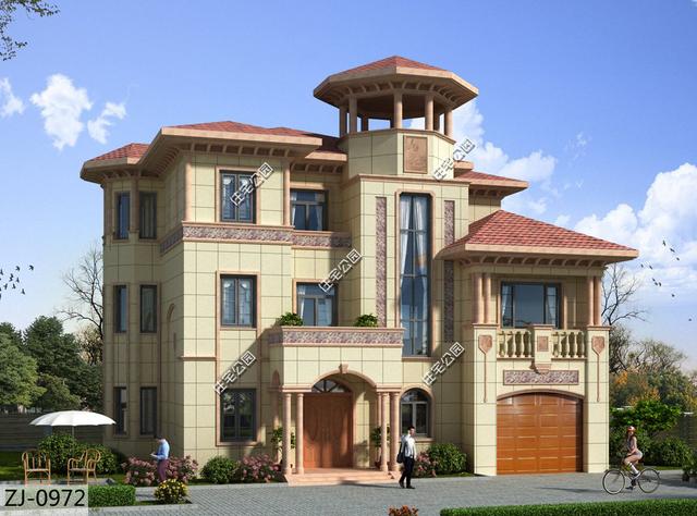 占地125平米農(nóng)村別墅設(shè)計圖，大氣的外觀配上實用的布局