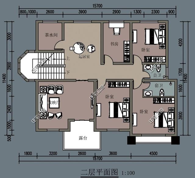 占地125平米農(nóng)村別墅設(shè)計圖，大氣的外觀配上實用的布局