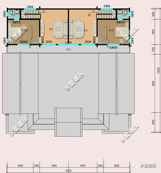 經(jīng)濟(jì)實(shí)惠的中式四合院別墅設(shè)計(jì)圖，簡(jiǎn)潔、耐看