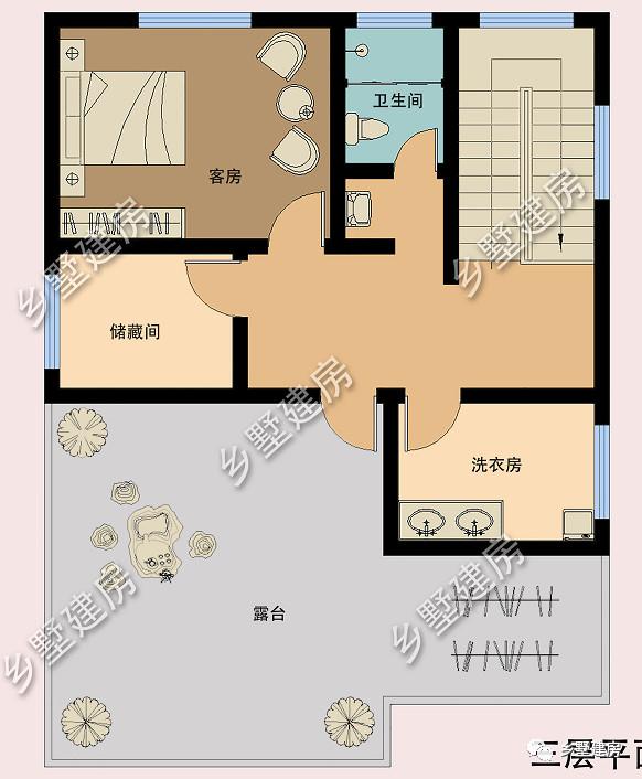 現(xiàn)代風格農(nóng)村三層別墅設(shè)計圖，人人都贊嘆：這真是太漂亮了！