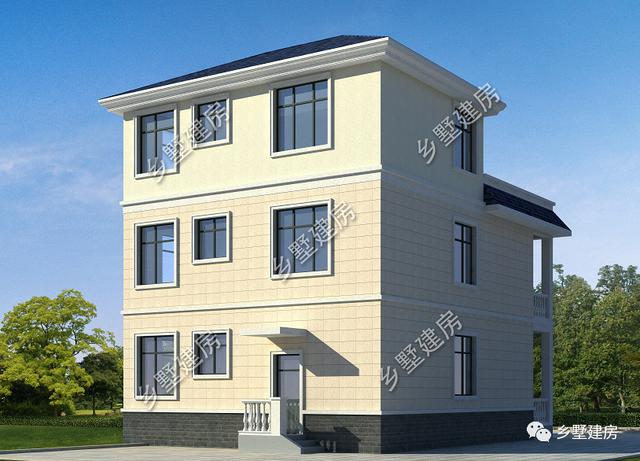 現(xiàn)代風格農(nóng)村三層別墅設(shè)計圖，人人都贊嘆：這真是太漂亮了！