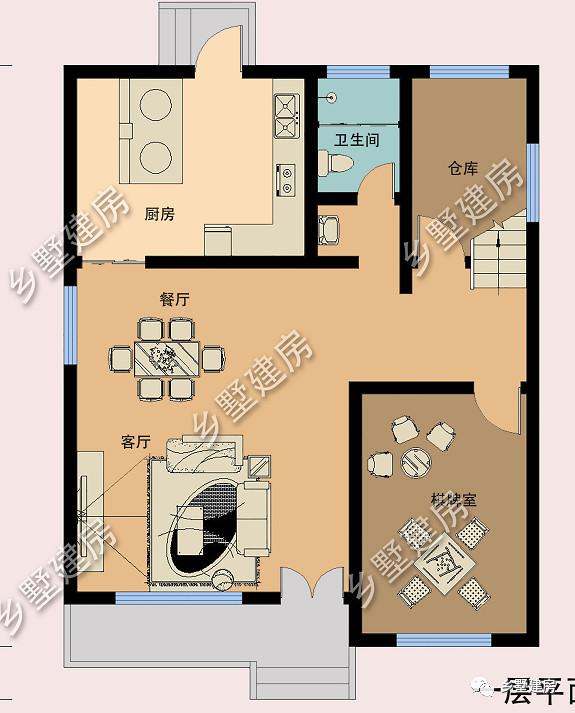 現(xiàn)代風格農(nóng)村三層別墅設(shè)計圖，人人都贊嘆：這真是太漂亮了！