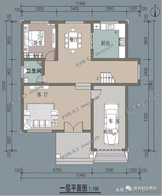 12款帶車庫(kù)的農(nóng)村別墅設(shè)計(jì)圖紙，每一款都很大氣實(shí)用
