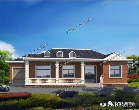12款帶車庫(kù)的農(nóng)村別墅設(shè)計(jì)圖紙，每一款都很大氣實(shí)用
