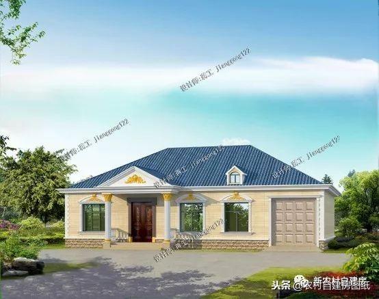 12款帶車庫(kù)的農(nóng)村別墅設(shè)計(jì)圖紙，每一款都很大氣實(shí)用