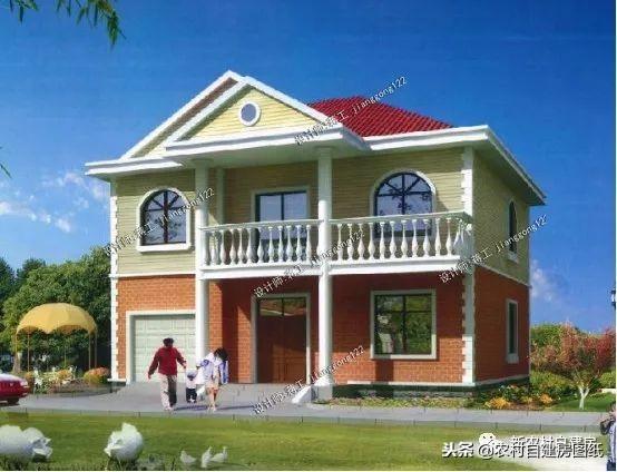 12款帶車庫(kù)的農(nóng)村別墅設(shè)計(jì)圖紙，每一款都很大氣實(shí)用