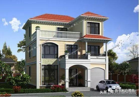 12款帶車庫(kù)的農(nóng)村別墅設(shè)計(jì)圖紙，每一款都很大氣實(shí)用