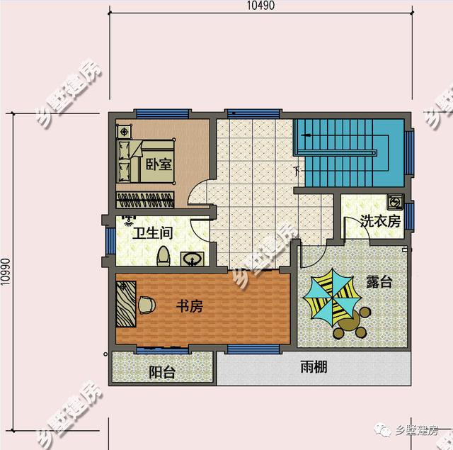 建房案例中最常見的小別墅設(shè)計圖，耀眼奪目，落落大方