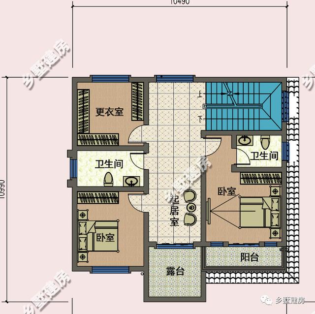 建房案例中最常見的小別墅設(shè)計圖，耀眼奪目，落落大方