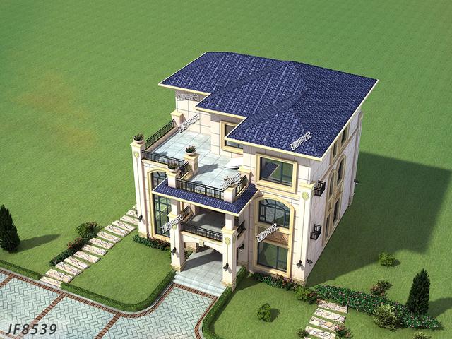 這款三層中式別墅，非常的接地氣，戶型方正大氣帶來大大的生活享受