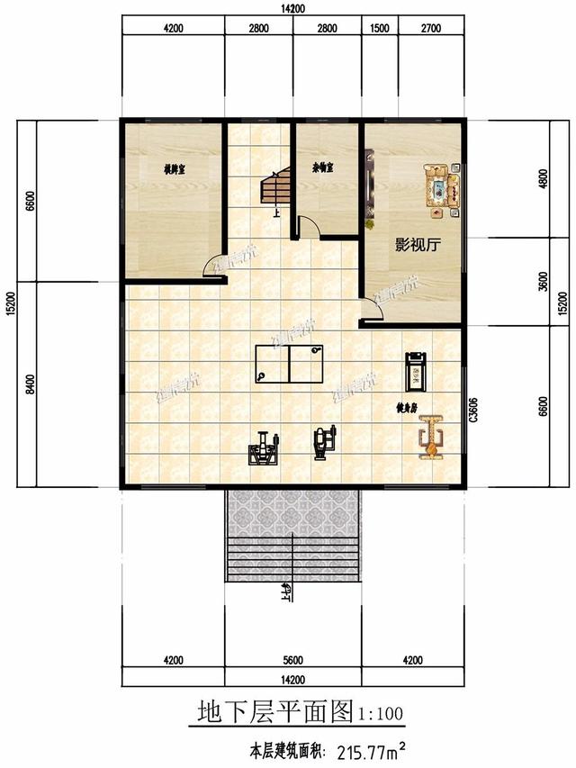 新中式別墅設(shè)計(jì)圖，大氣恢弘、氣派非凡，難得的一款豪華好戶型