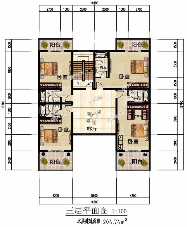 新中式別墅設(shè)計(jì)圖，大氣恢弘、氣派非凡，難得的一款豪華好戶型