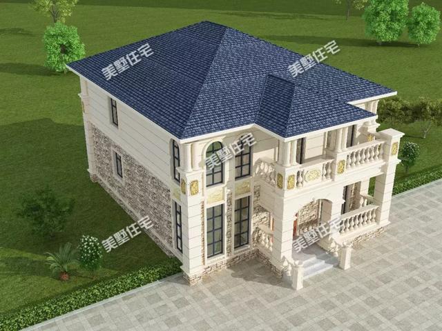 10X13米二層別墅設(shè)計(jì)圖，外觀精美，居住舒適，享受平淡的幸福