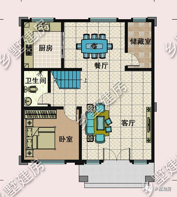 農村自建三層小樓房設計圖，美觀大方，外觀時尚