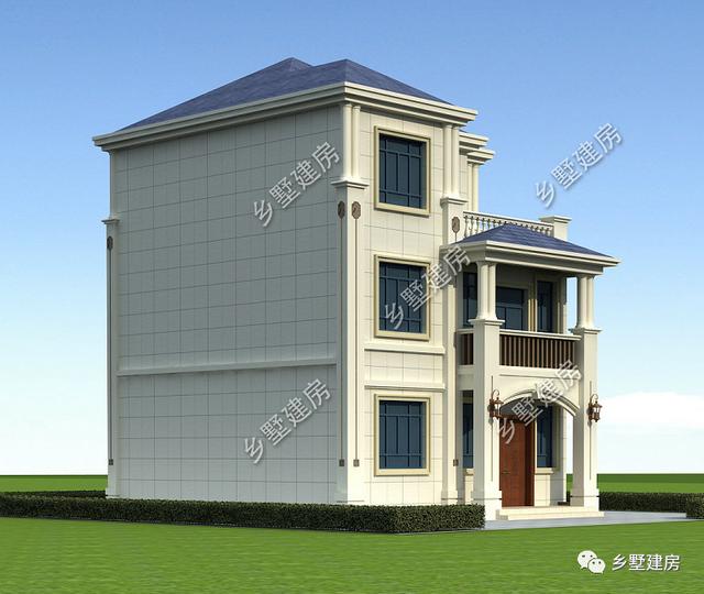 農村自建三層小樓房設計圖，美觀大方，外觀時尚