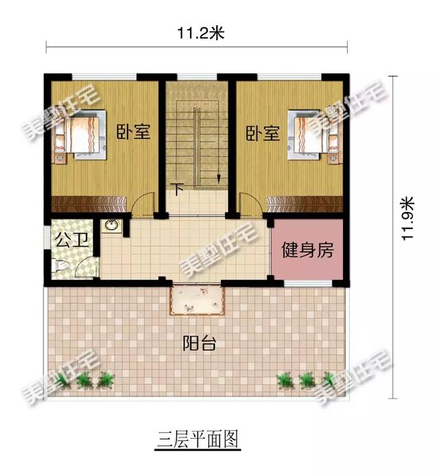 這款別墅外觀上拒絕平庸的立面造型，富有層次感，看起來大氣而亮眼