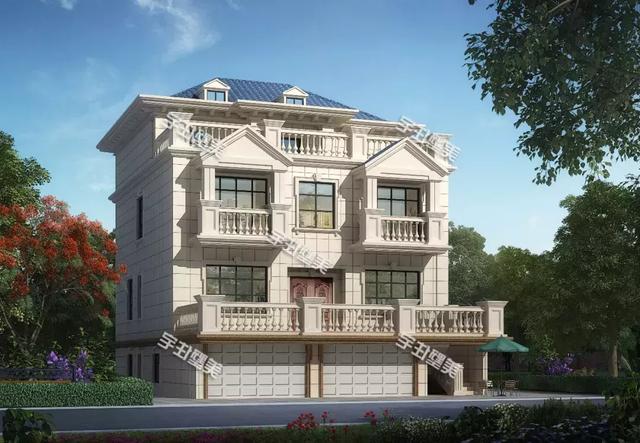 這款別墅外觀上拒絕平庸的立面造型，富有層次感，看起來大氣而亮眼