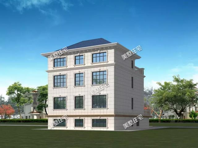 這款別墅外觀上拒絕平庸的立面造型，富有層次感，看起來大氣而亮眼