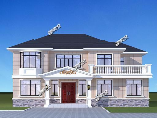 農(nóng)村最漂亮二層別墅設(shè)計(jì)圖，漂亮的戶型，一眼就能讓人心動(dòng)