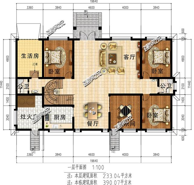 這款二層新中式別墅，外觀非常的漂亮，雖只有二層，卻一點(diǎn)不輸高層