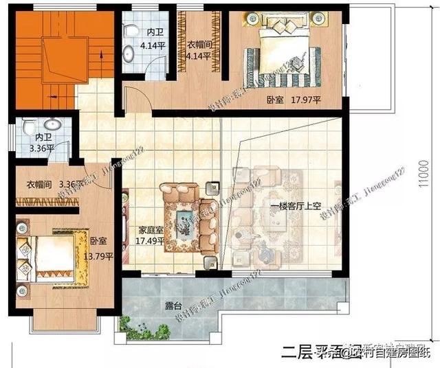 120平的三層別墅設(shè)計圖，2款案例25萬和35萬，時尚和經(jīng)典中式你建哪款？