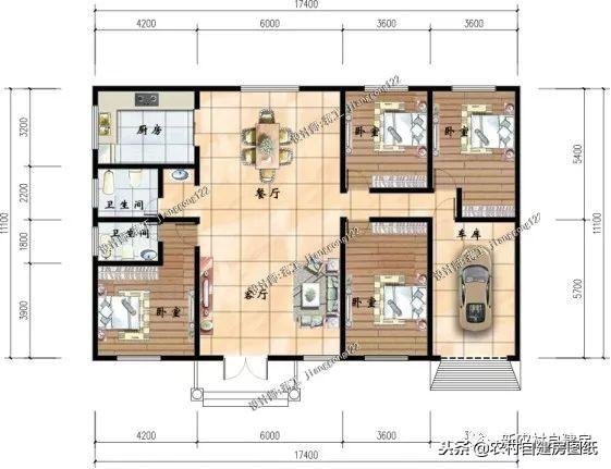12款帶車庫的農(nóng)村別墅設計圖，一層12萬起，二層16萬起，三層30萬起