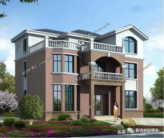 5款三層鄉(xiāng)村自建小別墅，框架結(jié)構(gòu)70年使用年限，三代都不過時(shí)