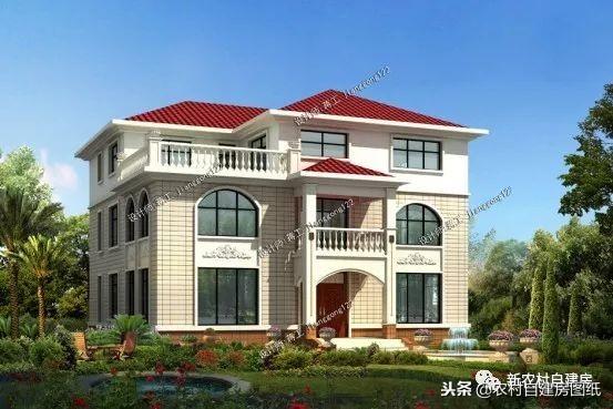 5款三層鄉(xiāng)村自建小別墅，框架結(jié)構(gòu)70年使用年限，三代都不過時(shí)