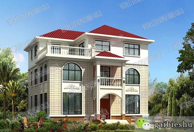 二層半三層別墅設(shè)計圖，帶陽光花房+臥室套房，現(xiàn)代年輕人喜歡的設(shè)計