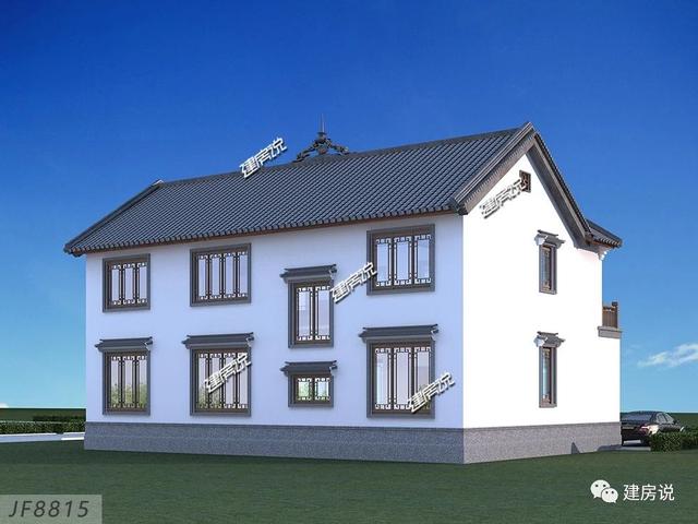 漂亮中式別墅設(shè)計圖，中國最美的房子，35萬就能建，漂亮有面子