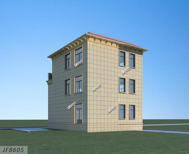 占地95㎡的3層別墅設(shè)計(jì)圖，開春就建一棟，搶個(gè)好彩頭