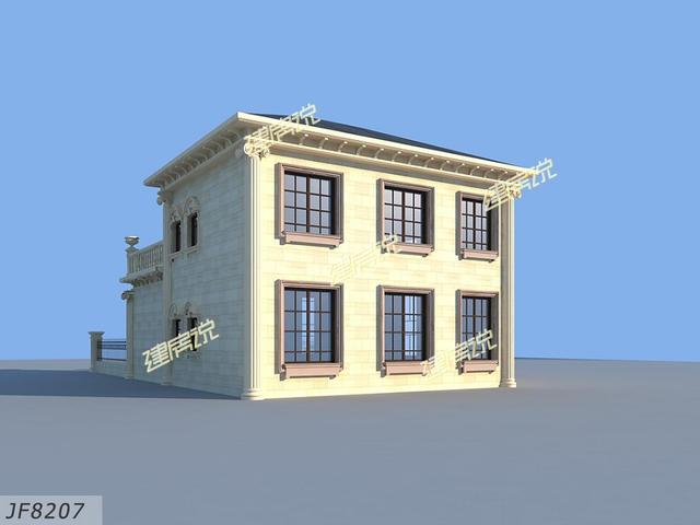 2層氣派別墅設(shè)計圖，花小錢蓋好房，沒人敢小看你