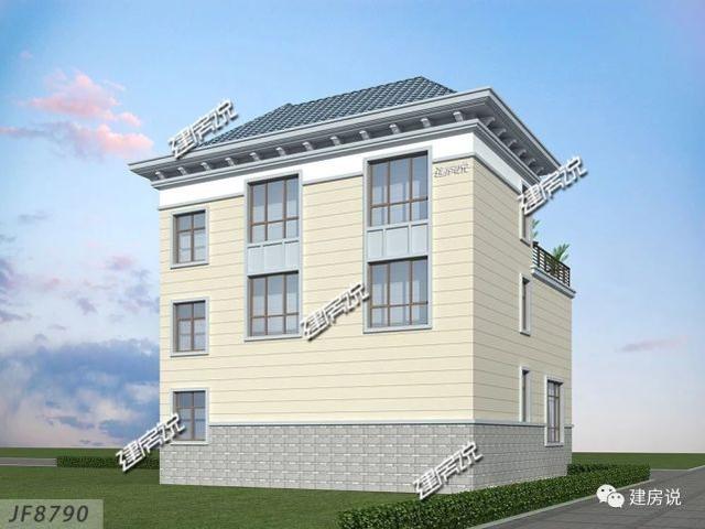 3層實用別墅設計圖，老家建新房，我強烈推薦這款！