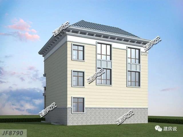 3層實用別墅設計圖，老家建新房，我強烈推薦這款！