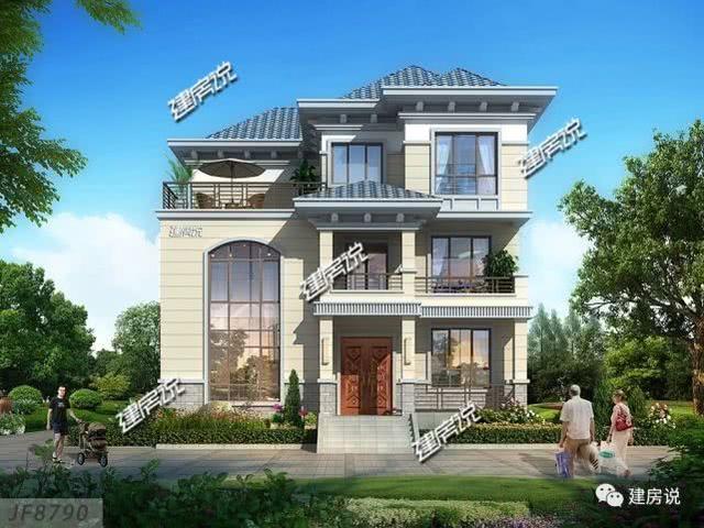 3層實用別墅設計圖，老家建新房，我強烈推薦這款！